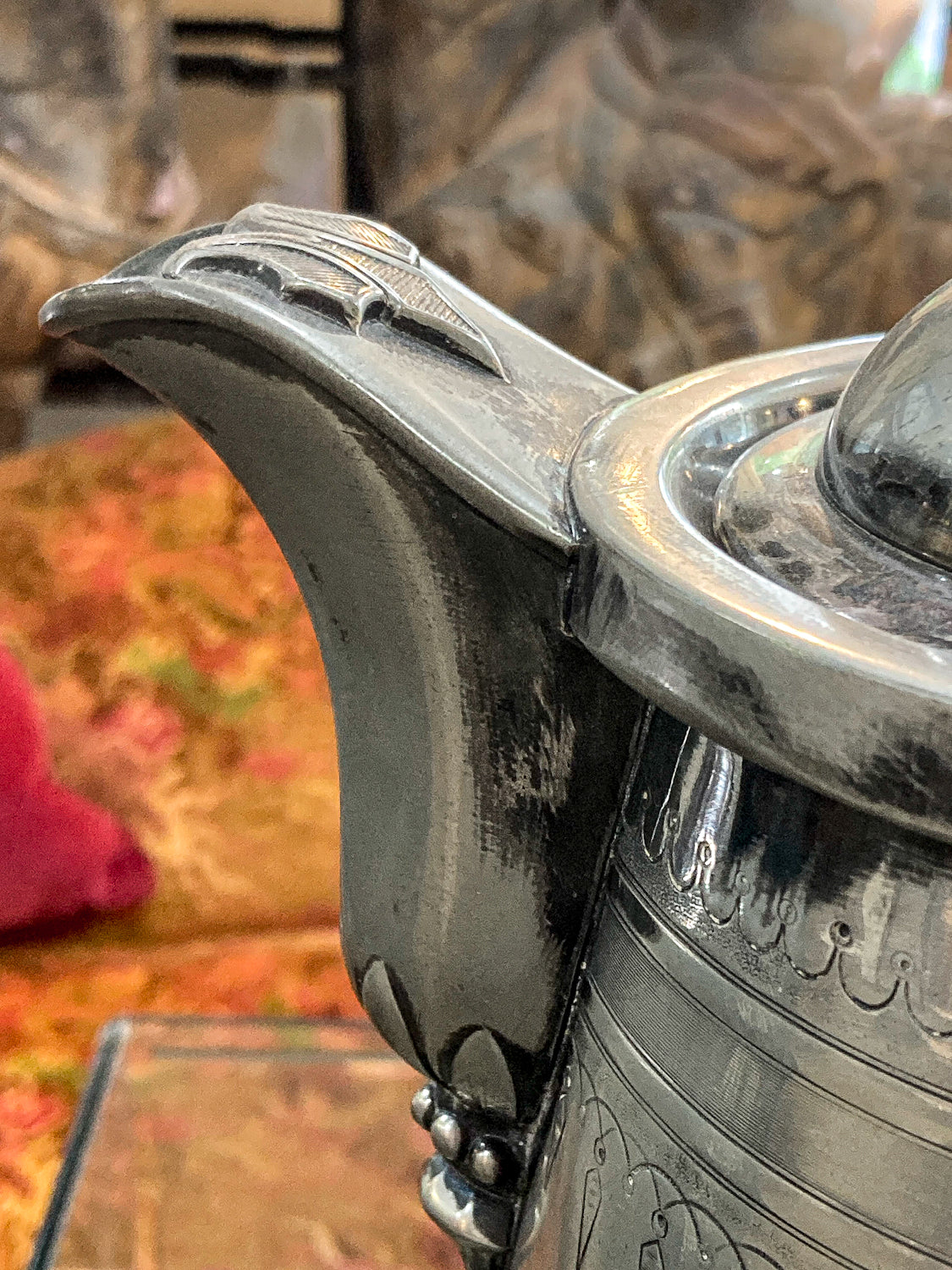 Beautiful Antique C1870 Silver Plated Cold Water Meriden Tankard Pitcher