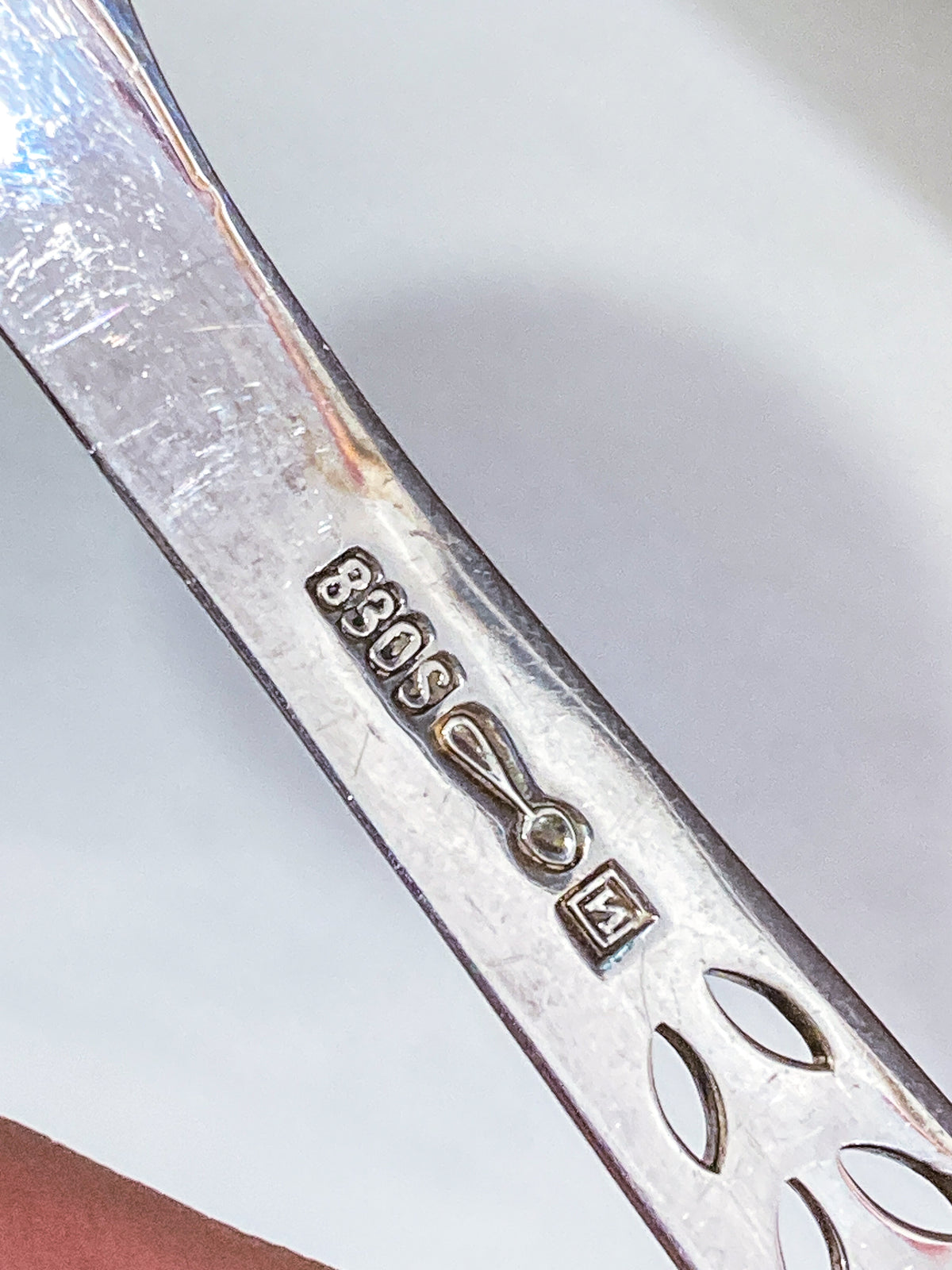 20th Century Nils Hansen Norway Juvel Sterling Silver Sugar Spoon