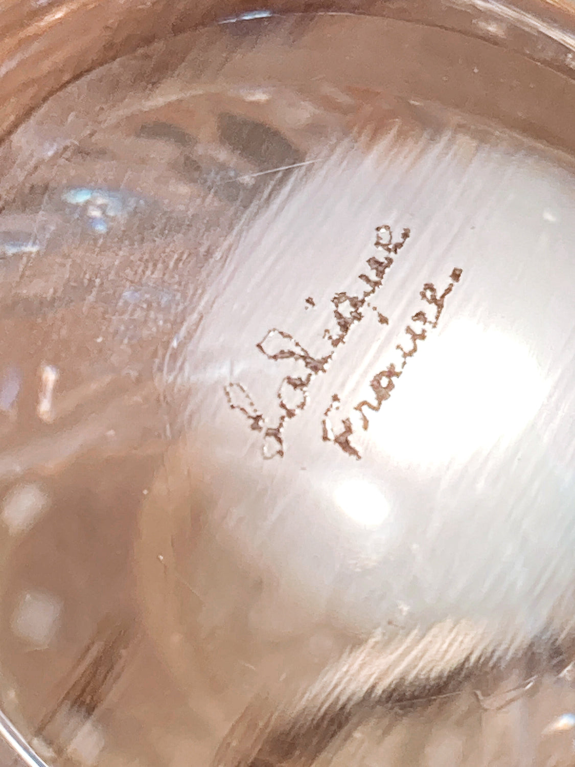 Lalique Clear Frosted Crystal Acanthus Leaf St. Cloud Flared Footed Vase