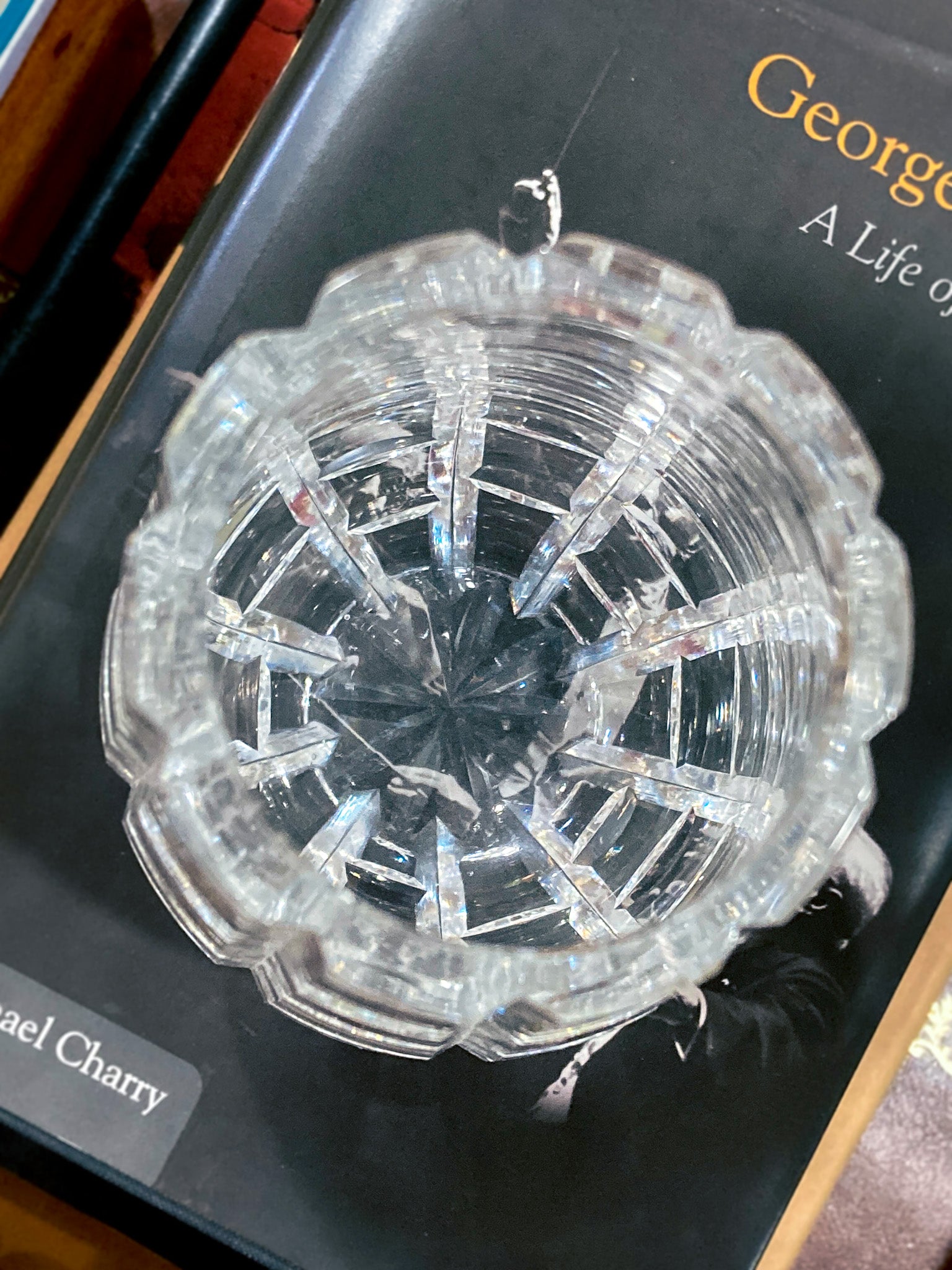 Stunning Vintage Clear Crystal Cut Teardrop Fluted Waterford Vase