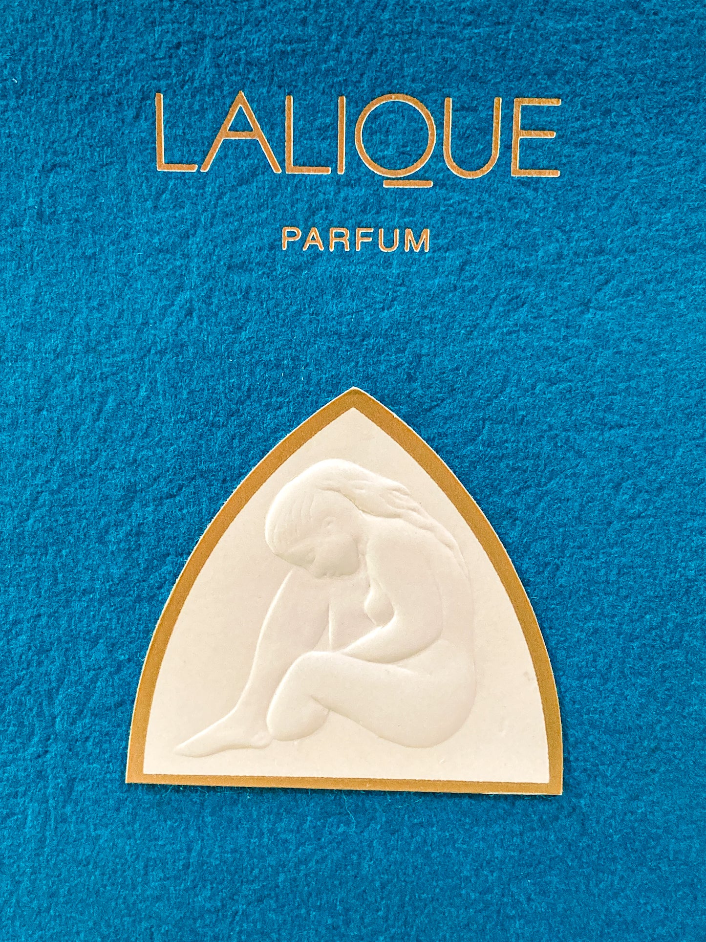 Vintage 1996 Le Nu Lalique France Flacon Figural Nude Perfume Bottle Original Box
