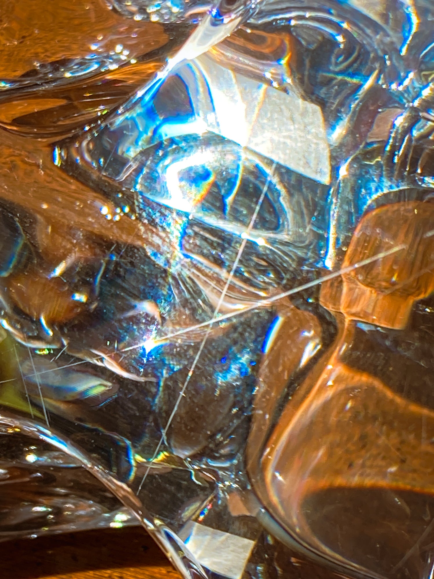 Baccarat Crystal Clear Oursons Wall Street Bear Paperweight Sculpture bottom x close up