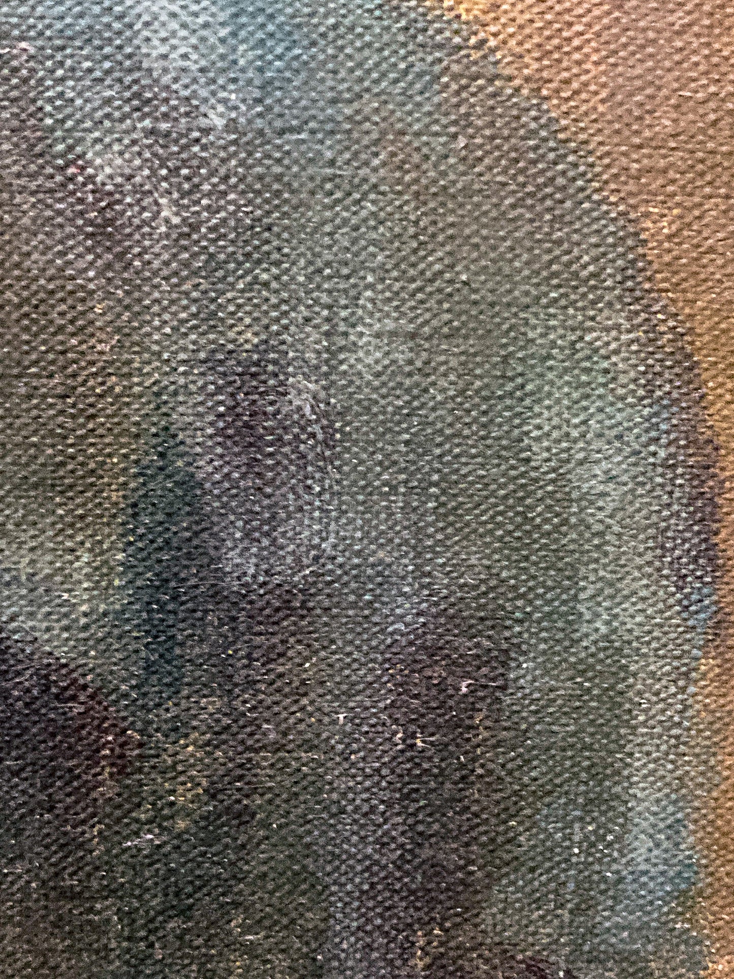 Vintage Original Self Portrait Frank Campanella (1918-2016) Canvas Oil Painting