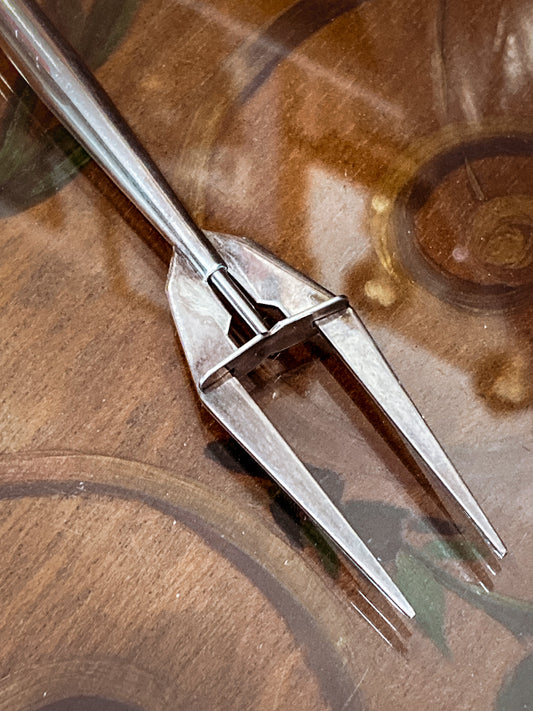 Vintage German Lutz & Weiss Sterling Silver Pickle Fork Serve Tableware