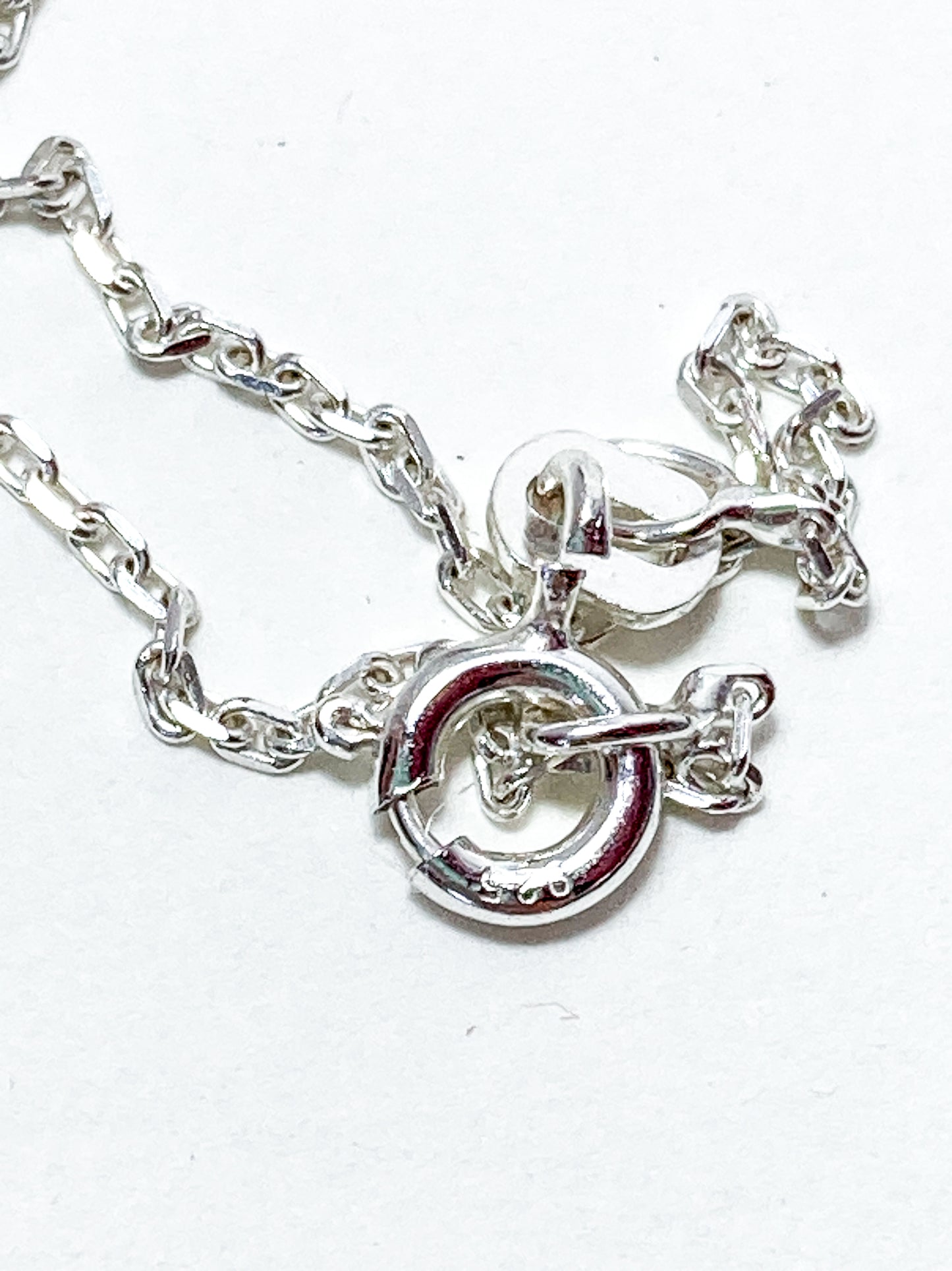 Vintage Sterling Silver 925 Solvar Irish Trinity Knot Italian Chain Necklace