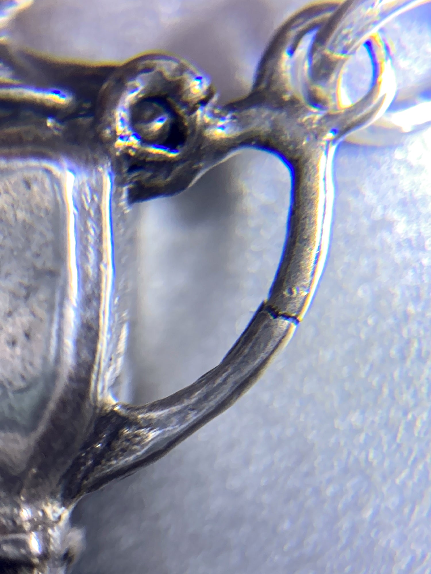 Vintage Sterling Silver Miniature Lidded Teapot Kettle Charm Jewelry