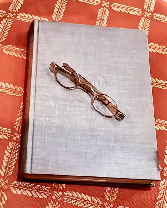 Antique 19th Century Silver Adjustable Retractable Spectacles Glasses