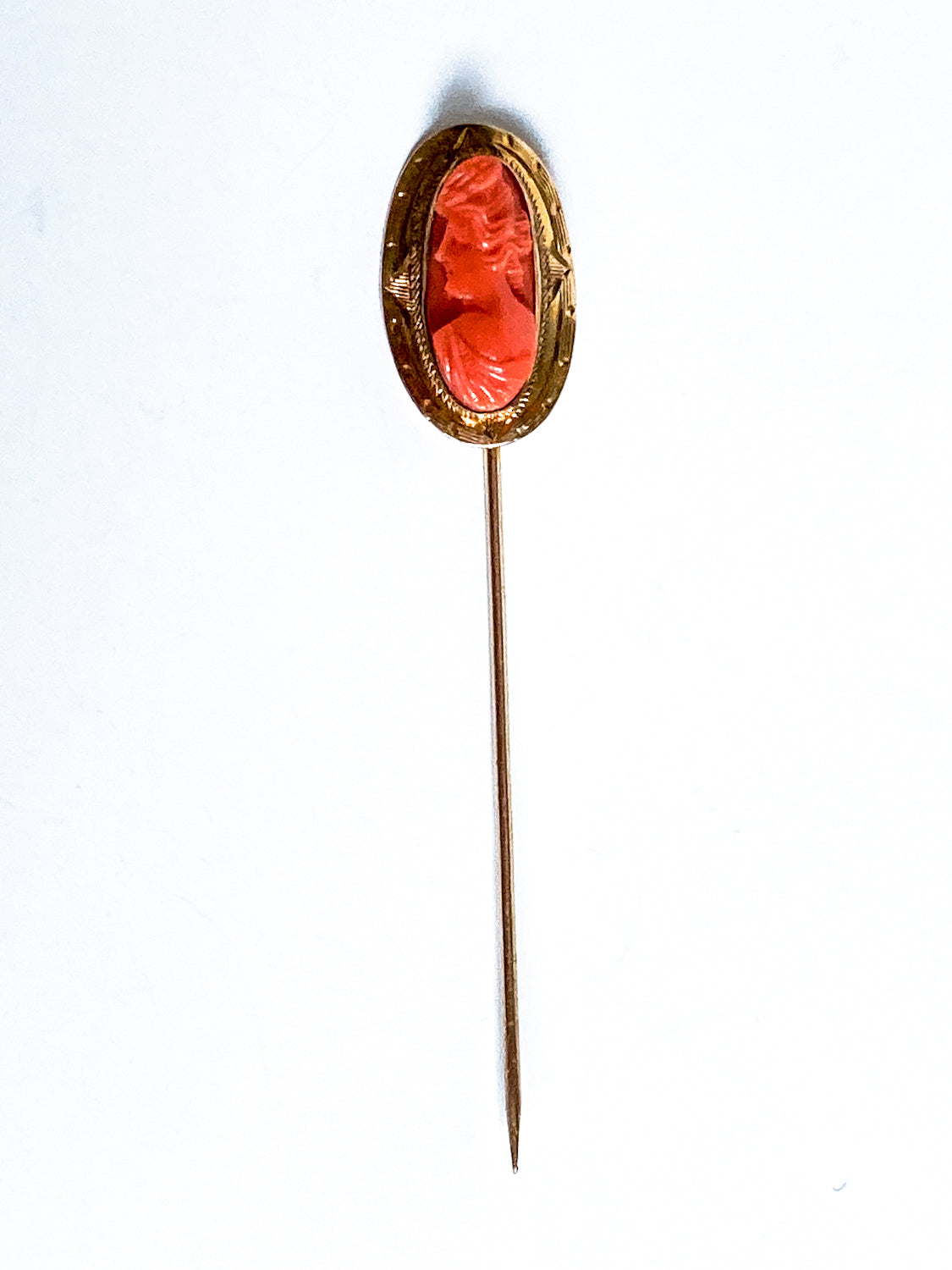 10kt Yellow Gold popular Rose Stick pin