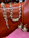Vintage Sarah Coventry Sunshine Yellow Clear Rhinestone Jewelry Set 3