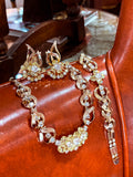 Vintage Sarah Coventry Sunshine Yellow Clear Rhinestone Jewelry Set 5