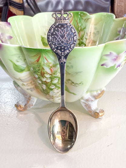 1992 Peter Hertz Danish Sterling Silver Wedding Anniversary Commemorative Spoon