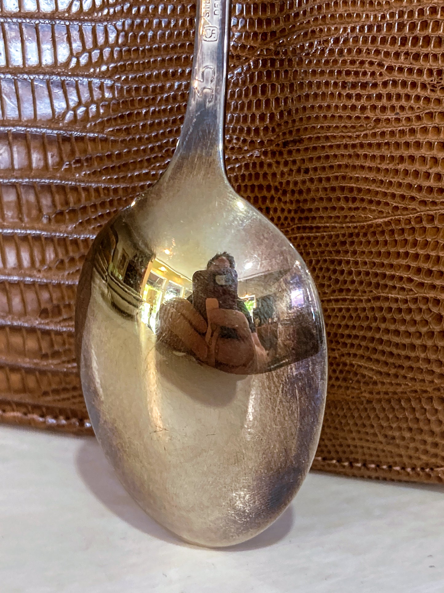 1992 Peter Hertz Danish Sterling Silver Wedding Anniversary Commemorative Spoon