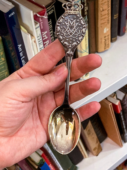 1992 Peter Hertz Danish Sterling Silver Wedding Anniversary Commemorative Spoon