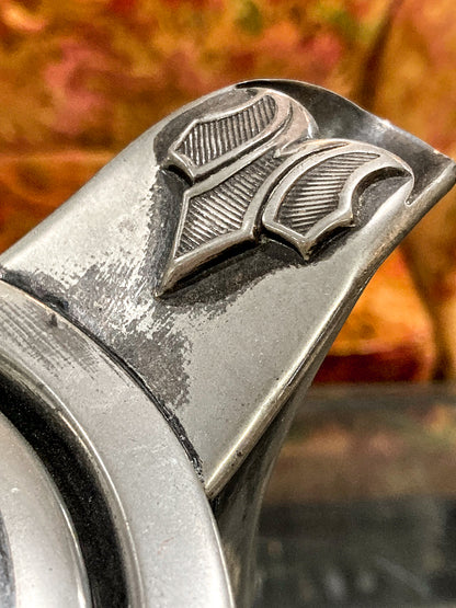 Beautiful Antique C1870 Silver Plated Cold Water Meriden Tankard Pitcher