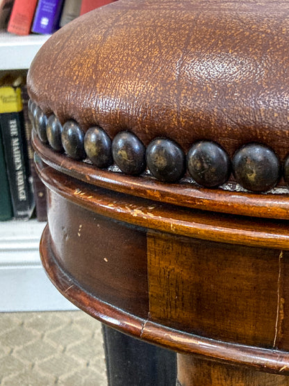 19th Century Reproduction Theodore Alexander Can-Can Adjustable Piano Stool