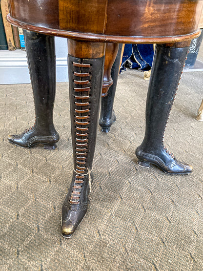 19th Century Reproduction Theodore Alexander Can-Can Adjustable Piano Stool