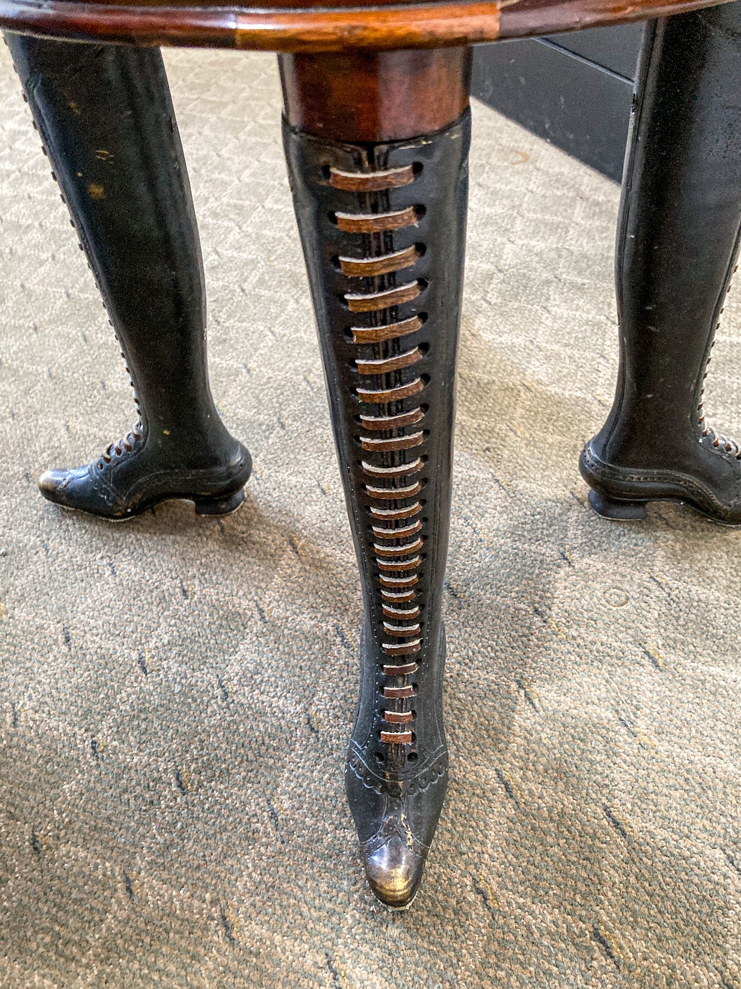 19th Century Reproduction Theodore Alexander Can-Can Adjustable Piano Stool
