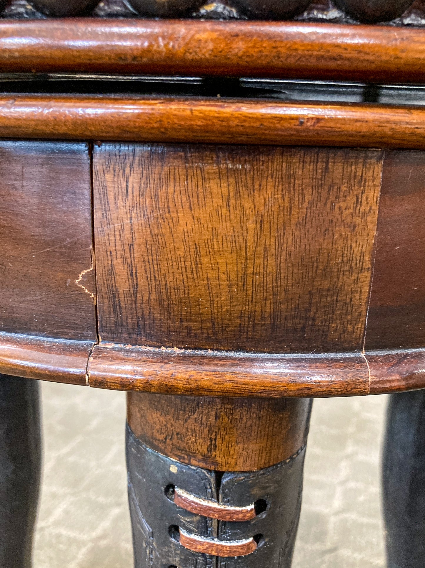 19th Century Reproduction Theodore Alexander Can-Can Adjustable Piano Stool