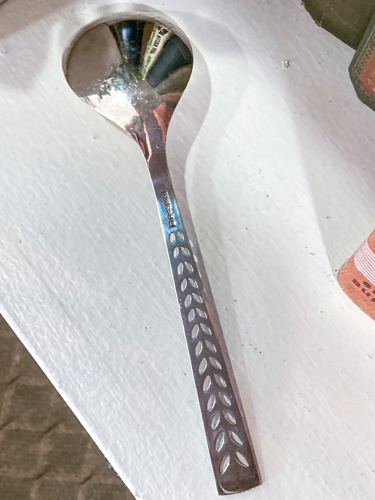 20th Century Nils Hansen Norway Juvel Sterling Silver Sugar Spoon