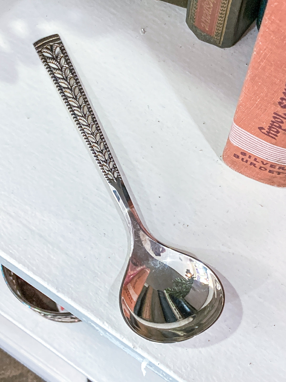 20th Century Nils Hansen Norway Juvel Sterling Silver Sugar Spoon