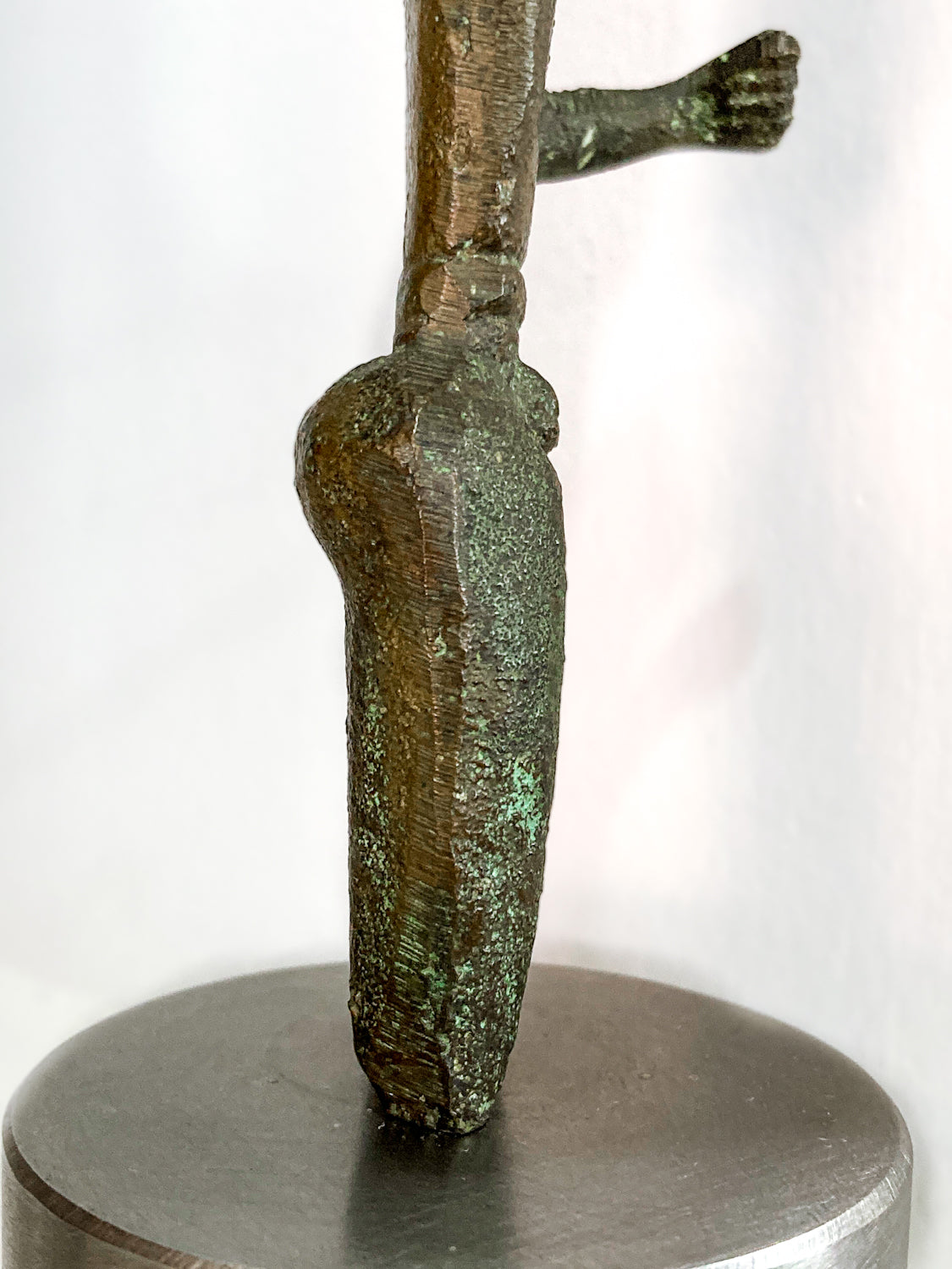 Ancient Greek Mantiklos Apollo Bronze Reproduction Sculpture Art Decor