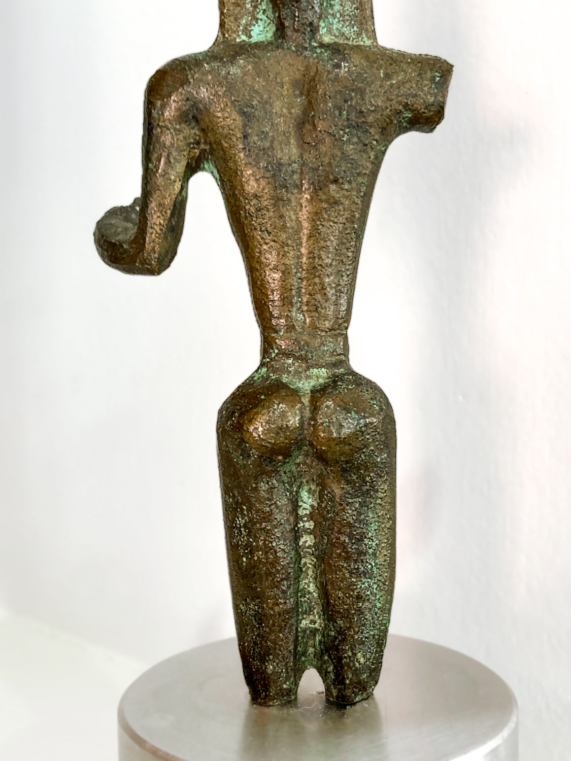 Ancient Greek Mantiklos Apollo Bronze Reproduction Sculpture Art Decor