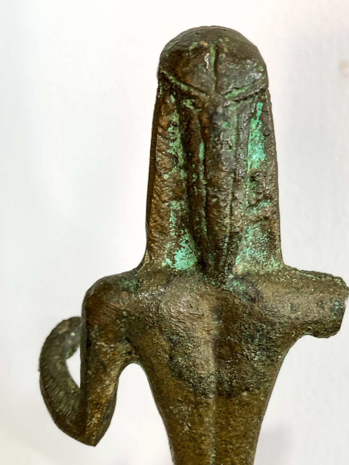 Ancient Greek Mantiklos Apollo Bronze Reproduction Sculpture Art Decor