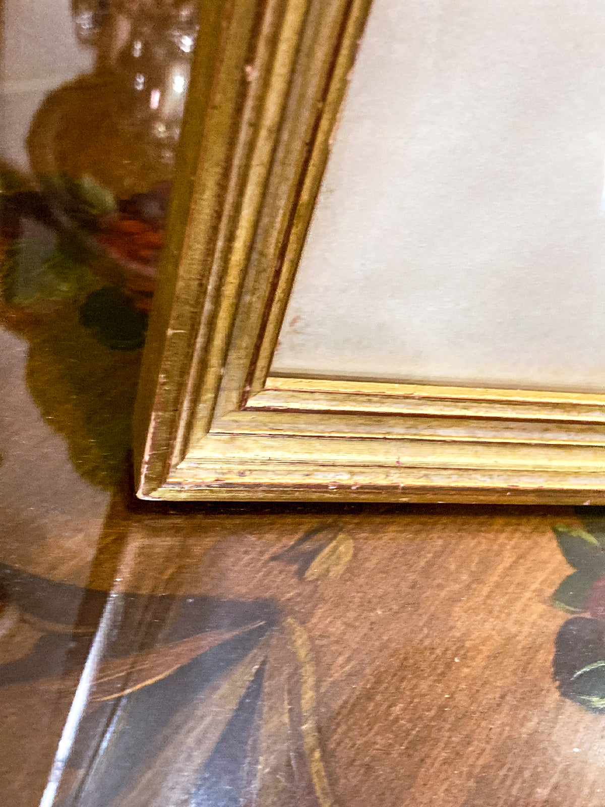 Antique 1845 Detailed 17th Century Interior Louis Haghe Framed Tinted Lithograph