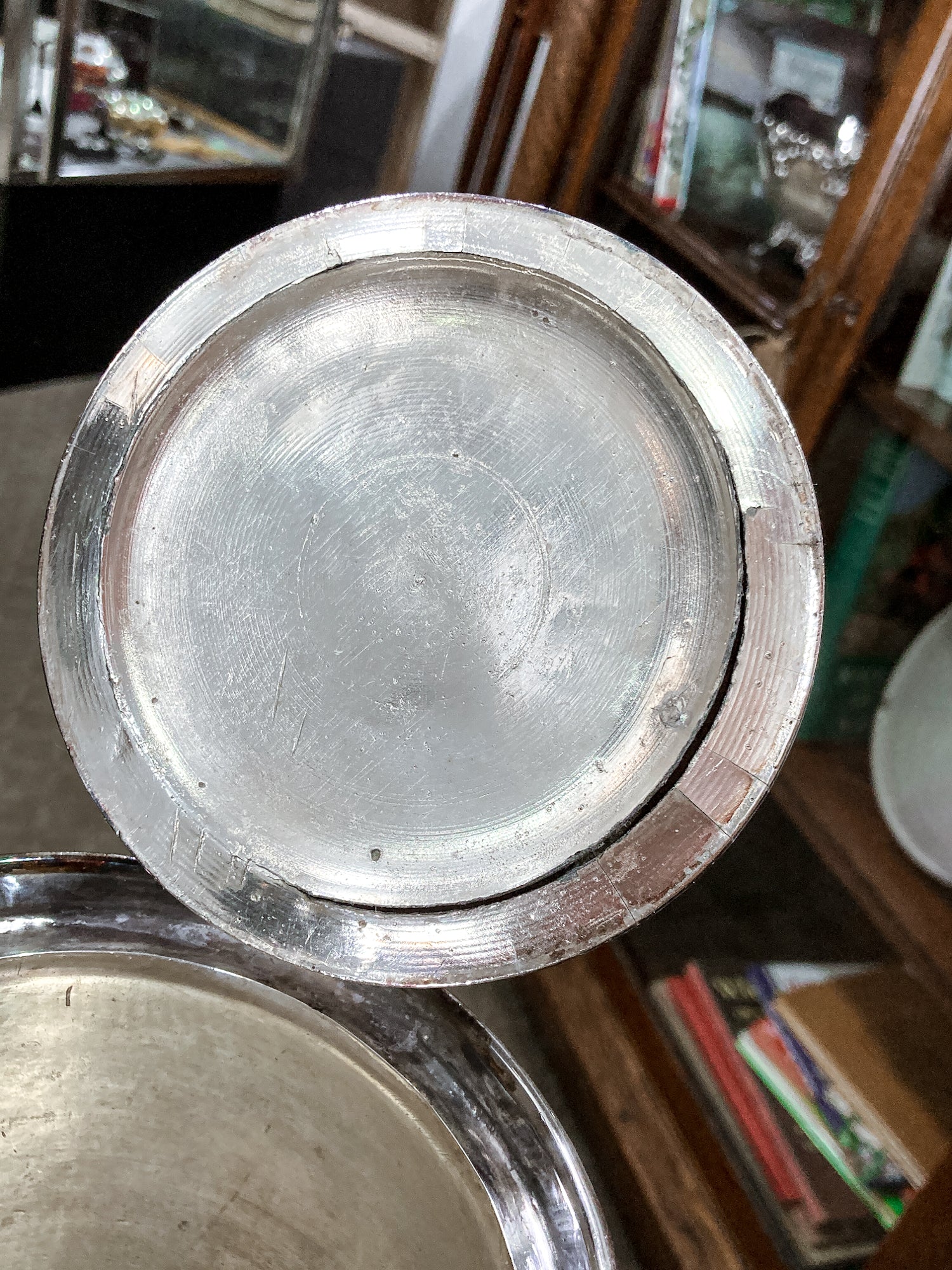 Antique 1870 Adams Hallock & Co Silver Plated Leaf Barrel Silver Plated Water Pitcher