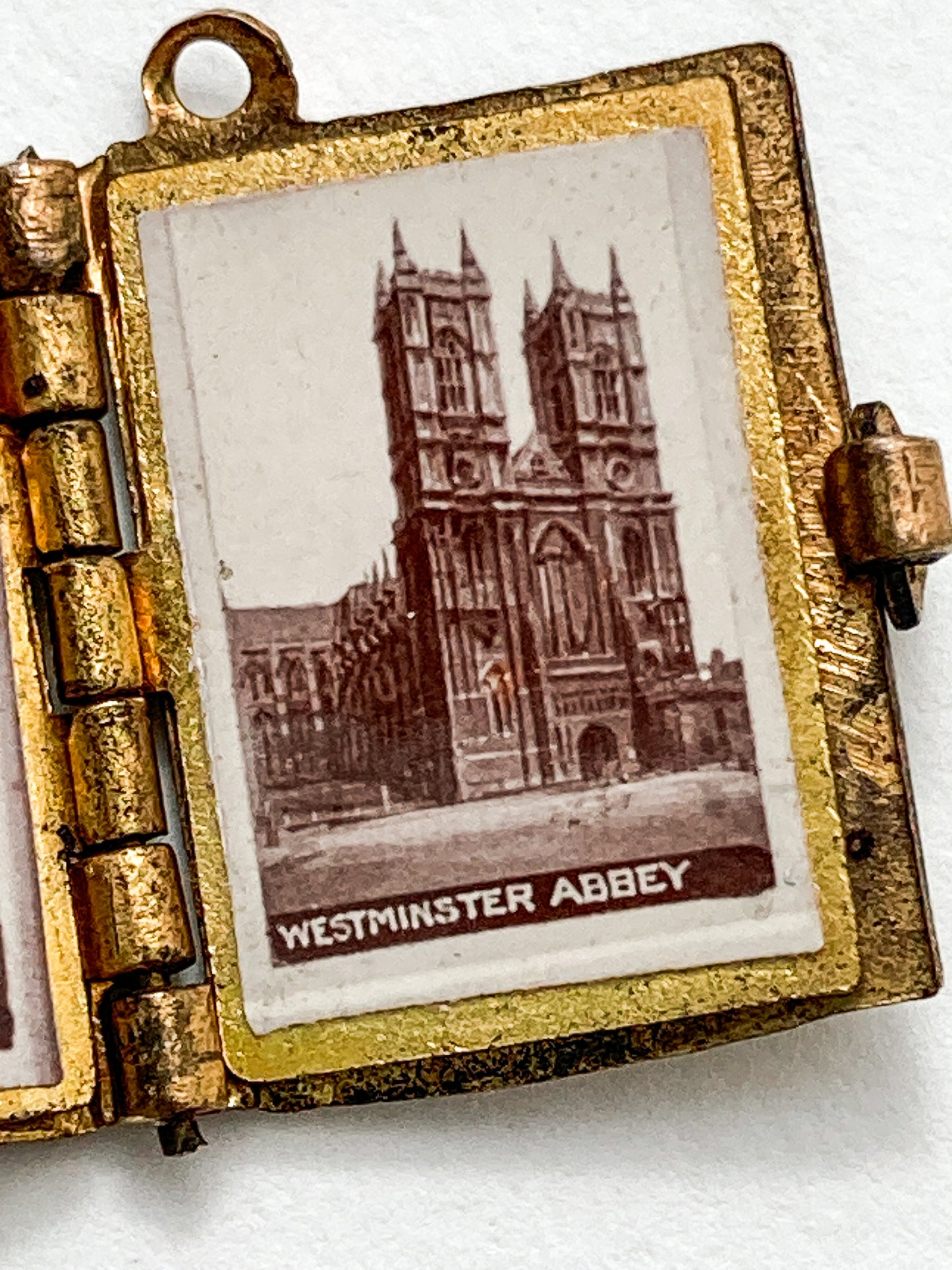 Antique 1902 King Edward VII Coronation Miniature Commemorative Photograph Book Charm Pendant