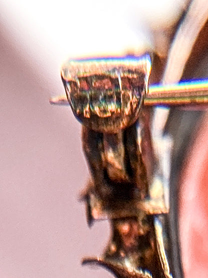 Antique 1920s 10K Yellow Gold Oval Cameo Brooch Pin Convertible Pendant