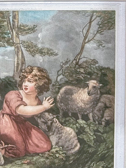 Antique Thomas Hamilton Crawford (1860-1948) Framed Aquatint Print