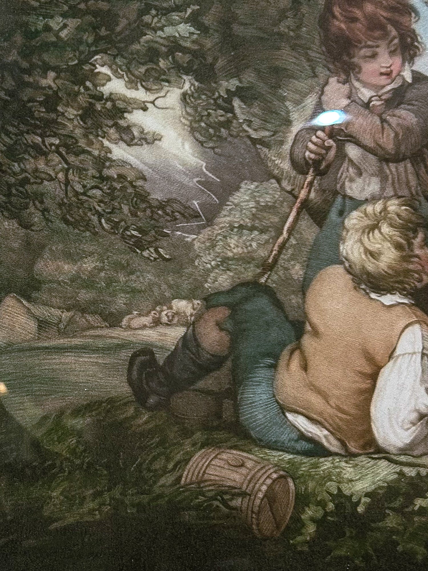 Antique Thomas Hamilton Crawford (1860-1948) Framed Aquatint Print