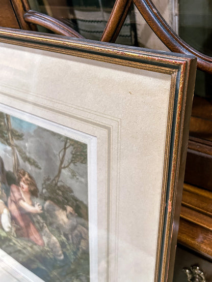 Antique Thomas Hamilton Crawford (1860-1948) Framed Aquatint Print