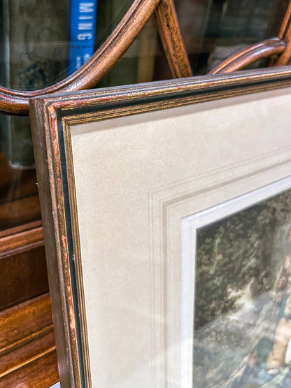 Antique Thomas Hamilton Crawford (1860-1948) Framed Aquatint Print