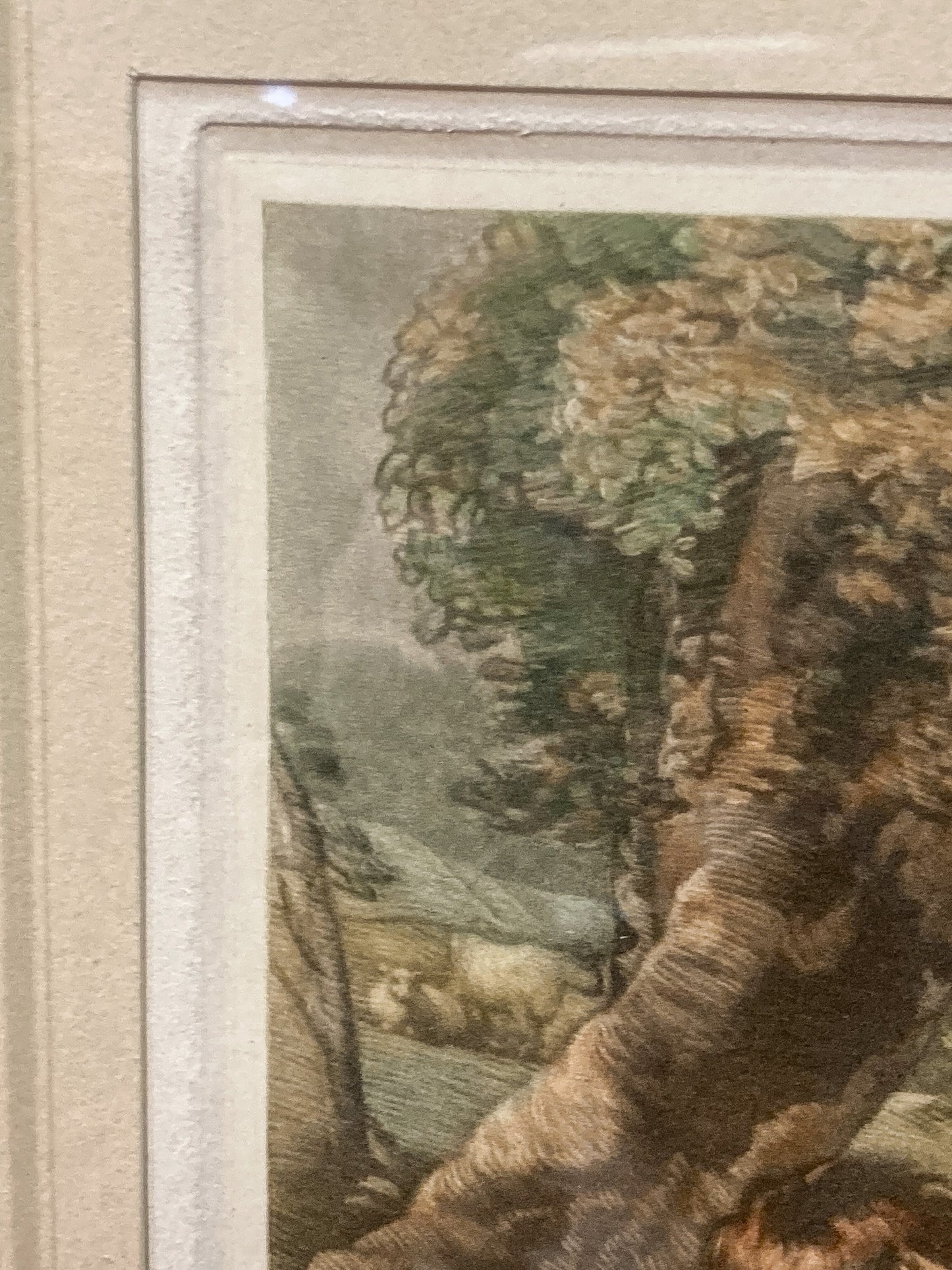 Antique Thomas Hamilton Crawford (1860-1948) Framed Aquatint Print