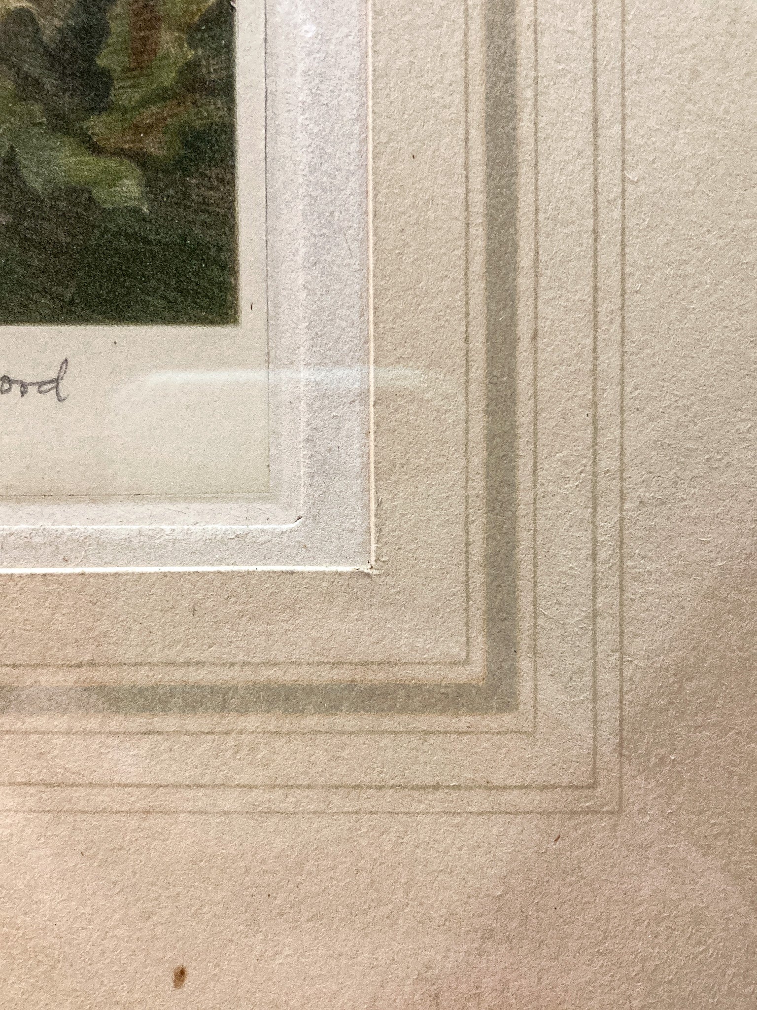 Antique Thomas Hamilton Crawford (1860-1948) Framed Aquatint Print