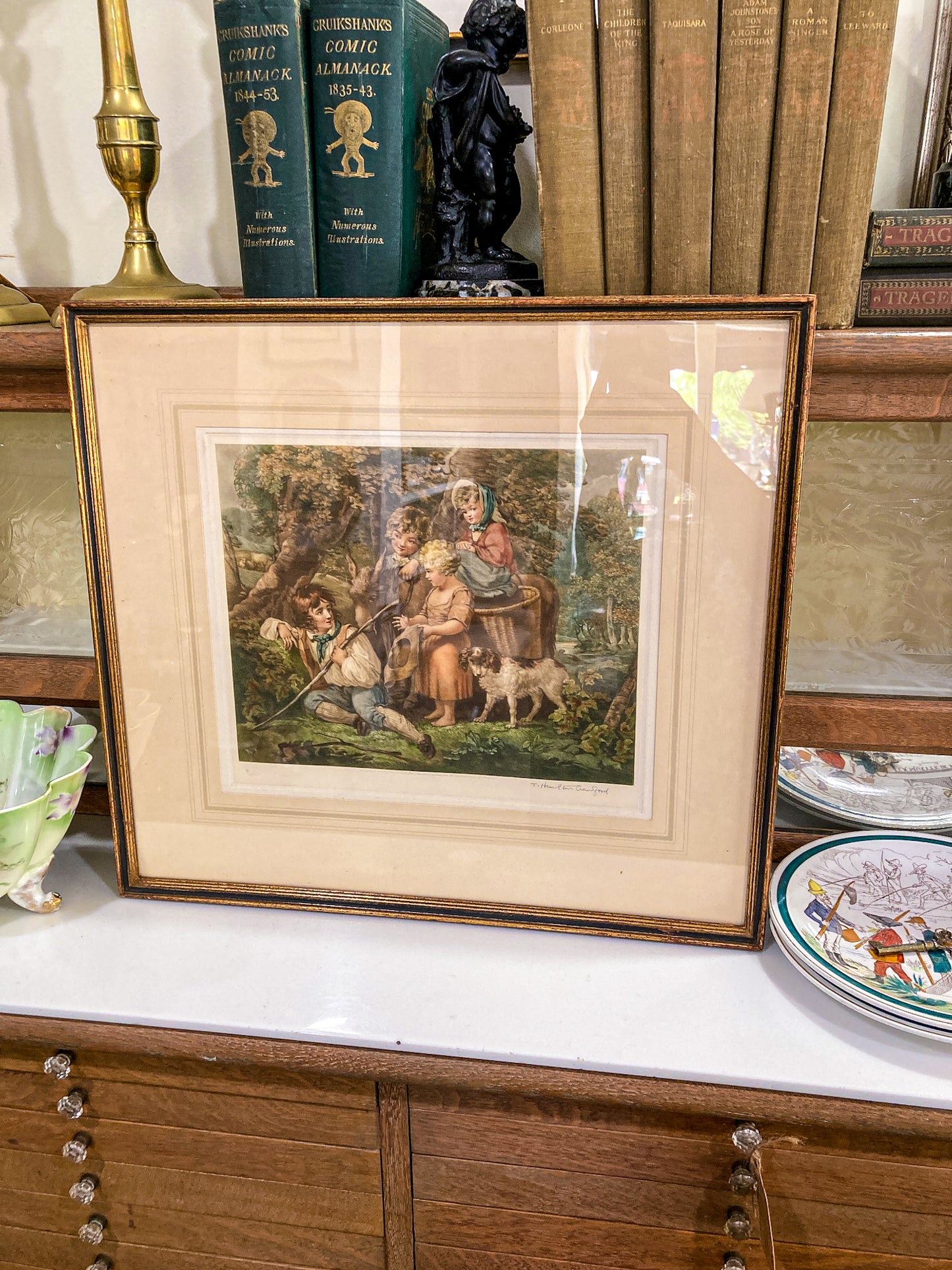1921 Thomas Hamilton Crawford (1860-1948) Framed Aquatint Print