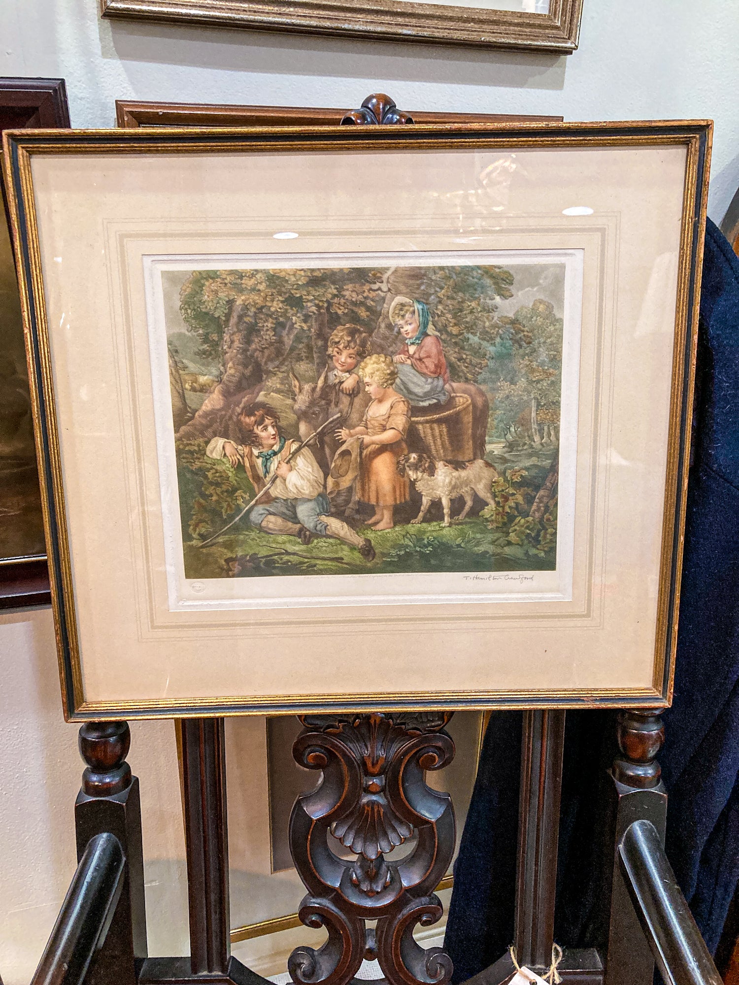 1921 Thomas Hamilton Crawford (1860-1948) Framed Aquatint Print
