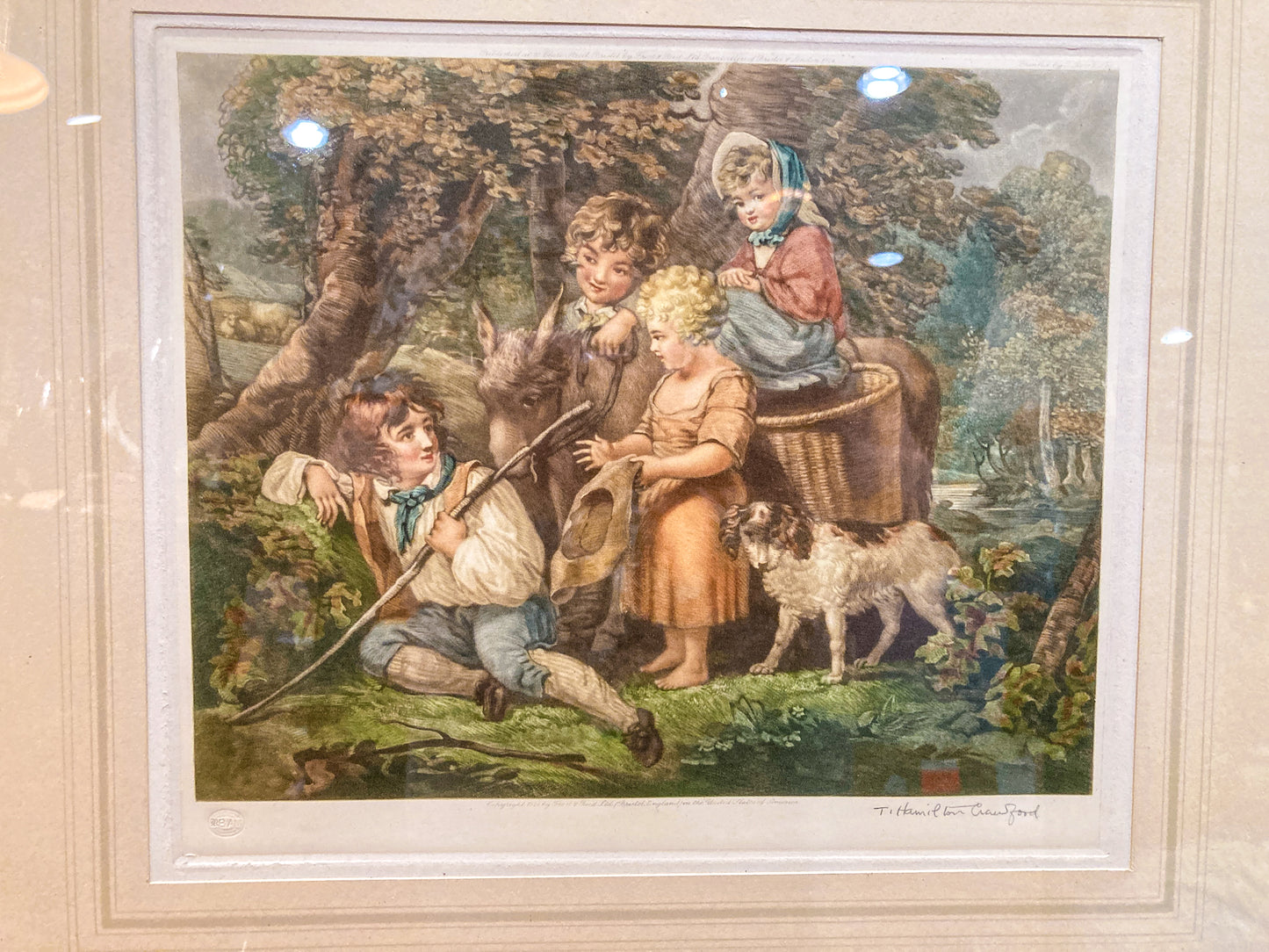 1921 Thomas Hamilton Crawford (1860-1948) Framed Aquatint Print