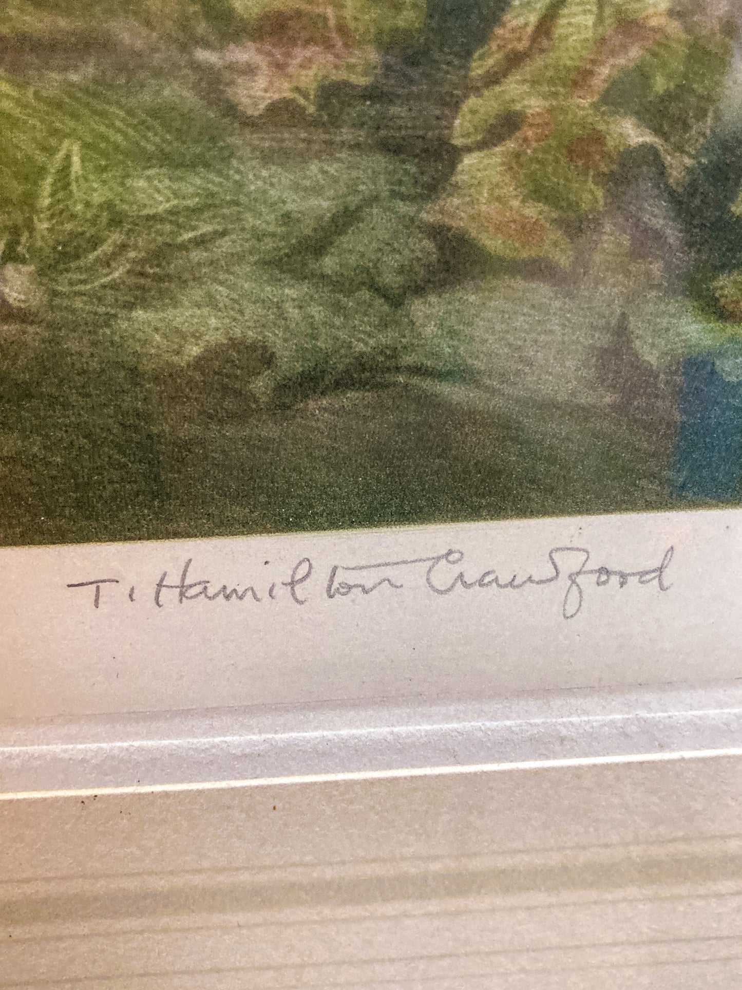 1921 Thomas Hamilton Crawford (1860-1948) Framed Aquatint Print