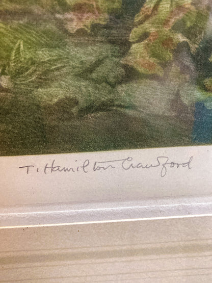 1921 Thomas Hamilton Crawford (1860-1948) Framed Aquatint Print