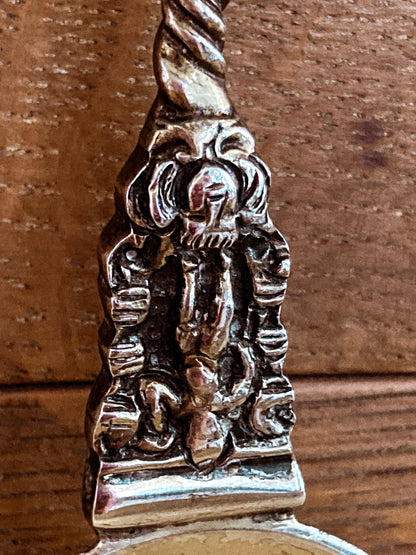 Antique Circa 1877 English Sterling Silver Figural Sculptural Apostle Spoon