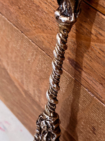 Antique Circa 1877 English Sterling Silver Figural Sculptural Apostle Spoon