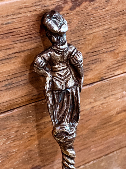 Antique Circa 1877 English Sterling Silver Figural Sculptural Apostle Spoon
