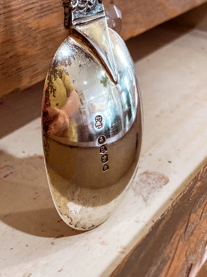 Antique Circa 1877 English Sterling Silver Figural Sculptural Apostle Spoon