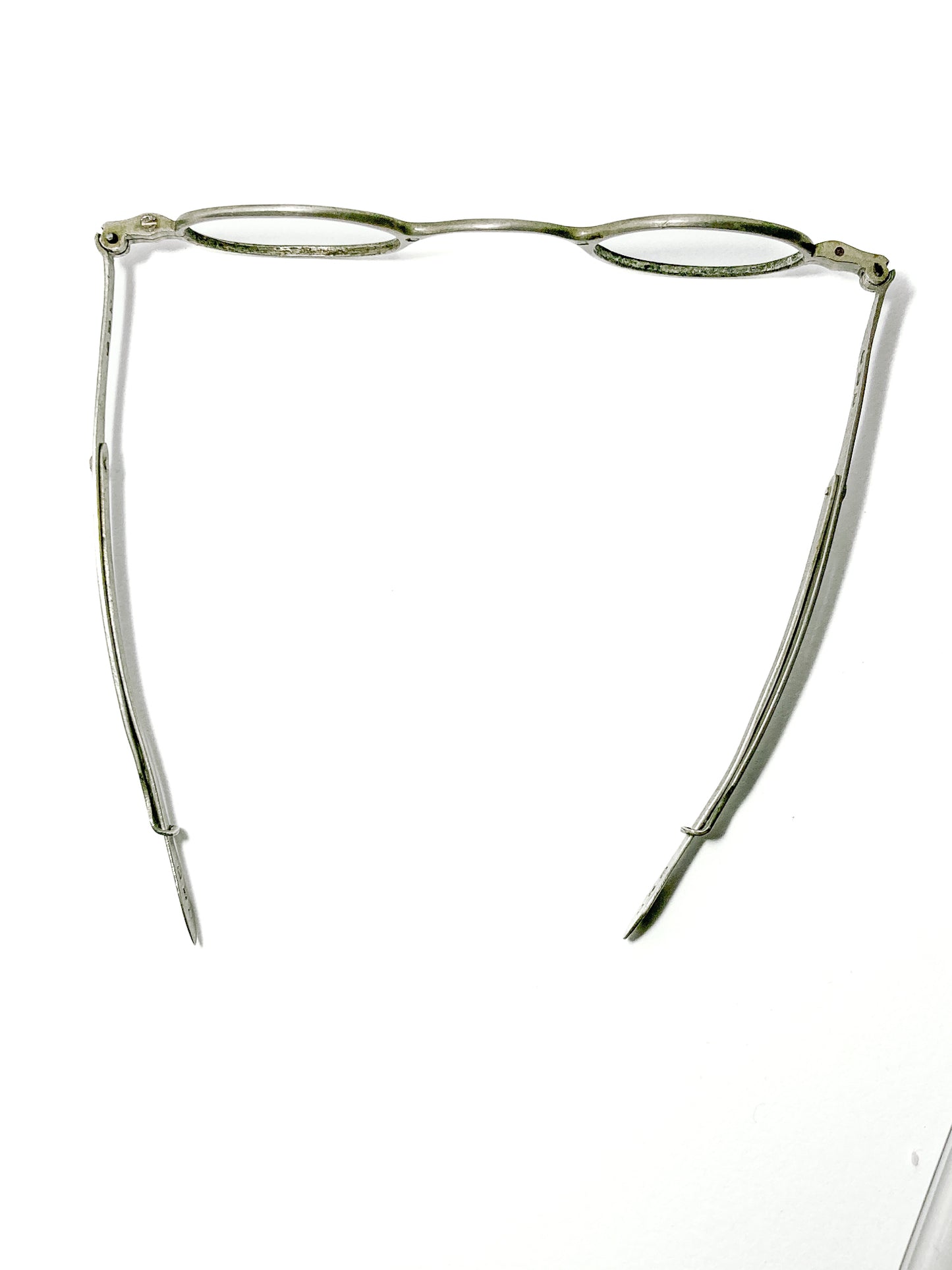 Antique 19th Century Silver Adjustable Retractable Spectacles Glasses