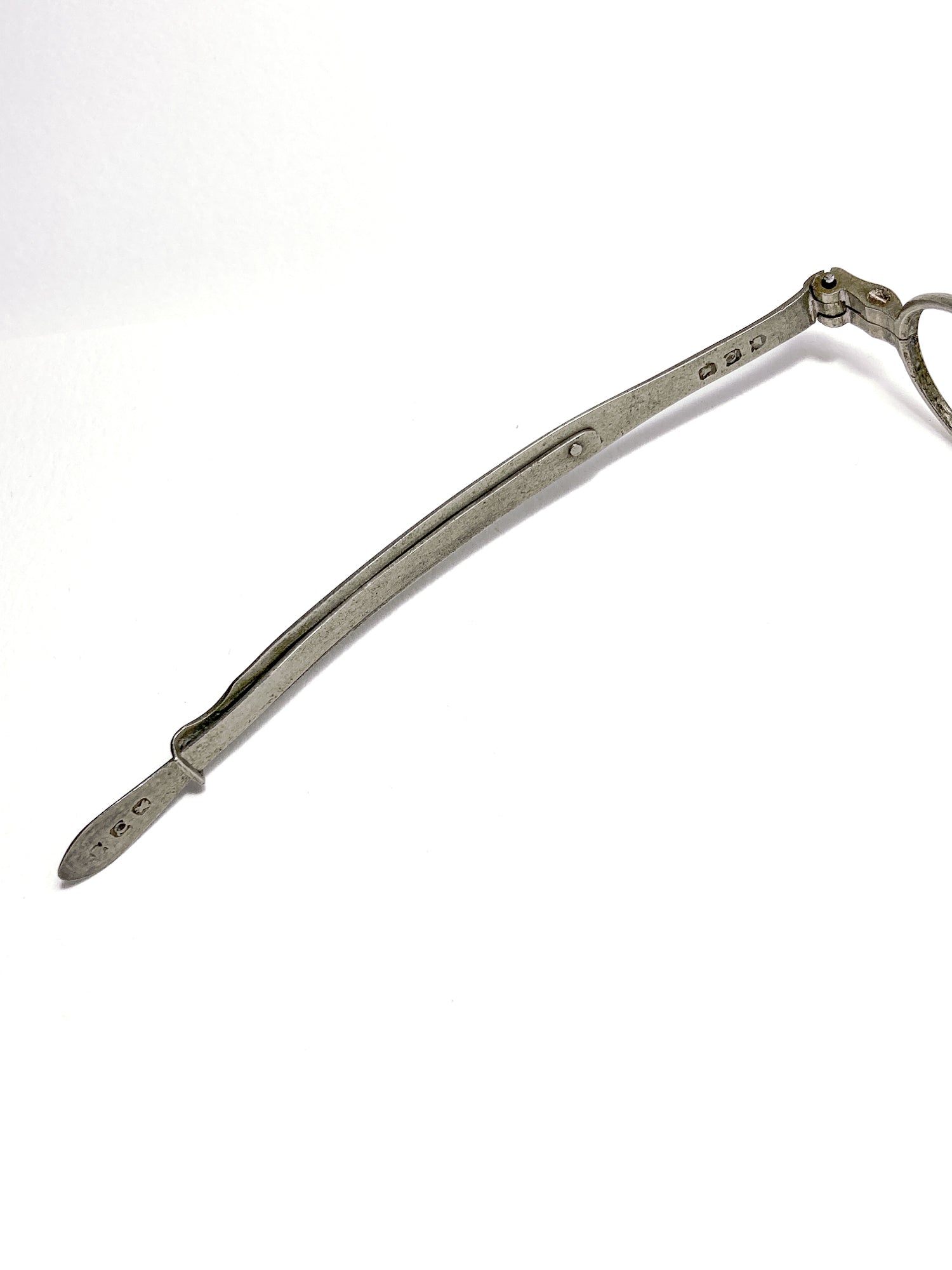 Antique 19th Century Silver Adjustable Retractable Spectacles Glasses