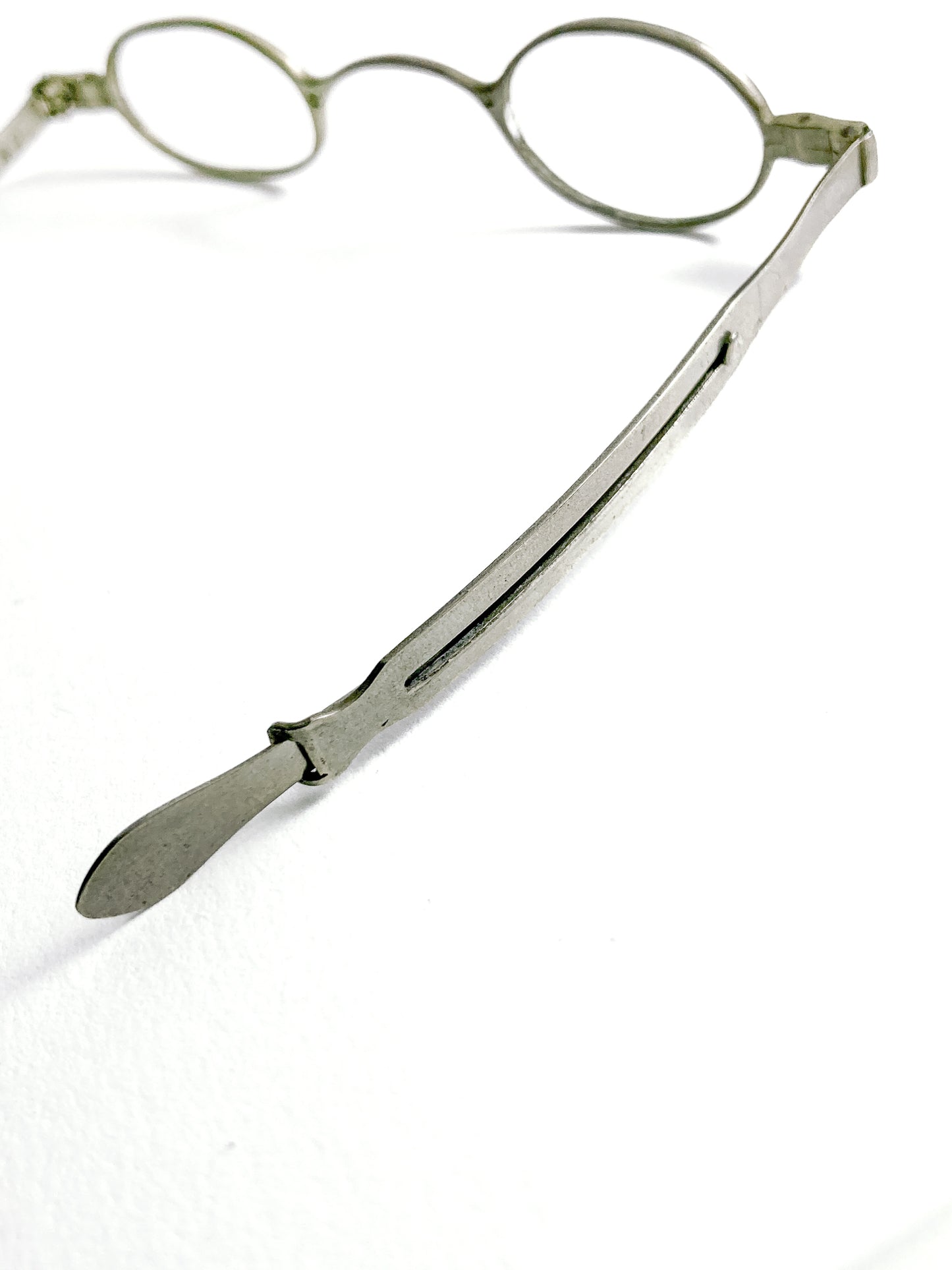Antique 19th Century Silver Adjustable Retractable Spectacles Glasses