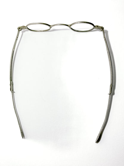 Antique 19th Century Silver Adjustable Retractable Spectacles Glasses